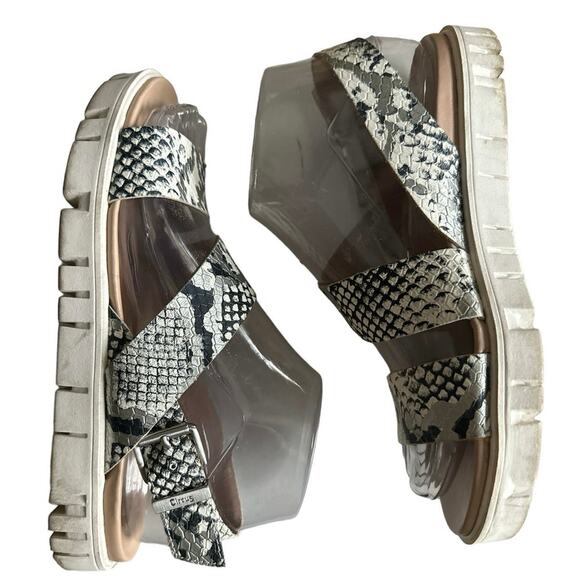 Sam Alderman snakeskin sandals size 6 - Picture 13 of 13